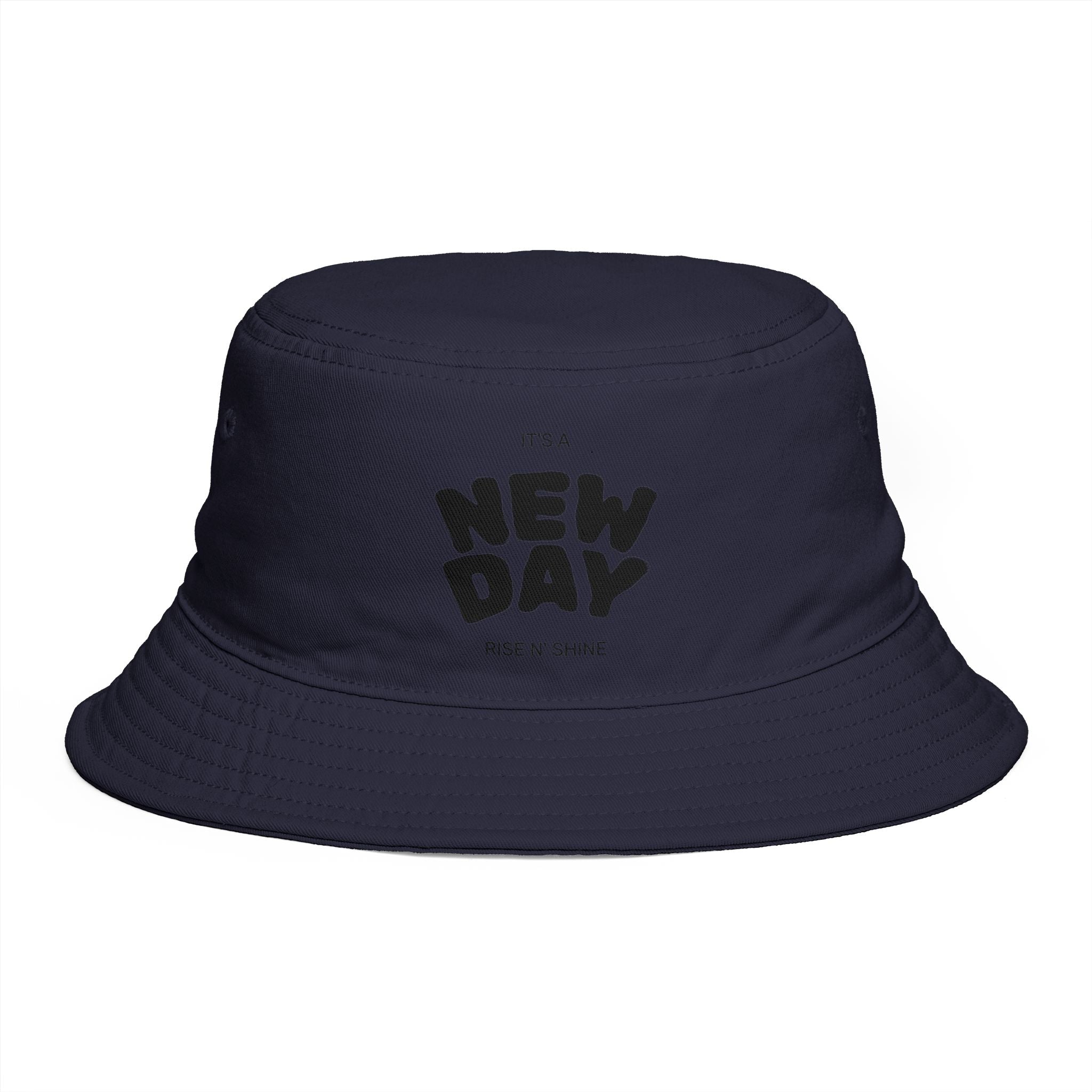 New Day Brown Bucket Hat — Inspirational Casual Sun Hat by Printify Hats Hats Hats New Day Brown Bucket Hat — Inspirational Casual Sun Hat