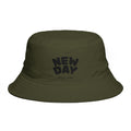 New Day Brown Bucket Hat — Inspirational Casual Sun Hat by Printify Hats Hats Hats New Day Brown Bucket Hat — Inspirational Casual Sun Hat