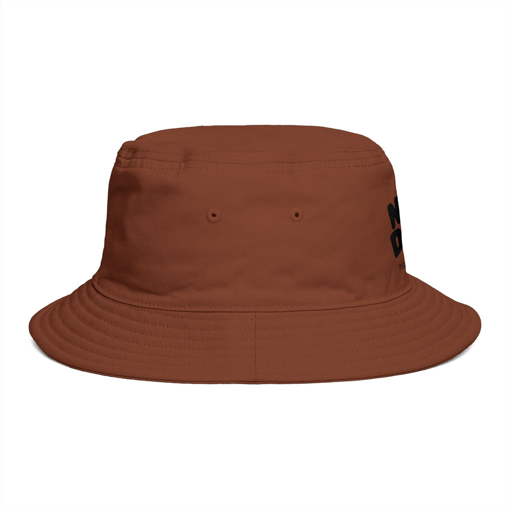 New Day Brown Bucket Hat — Inspirational Casual Sun Hat by Printify Hats Hats Hats New Day Brown Bucket Hat — Inspirational Casual Sun Hat