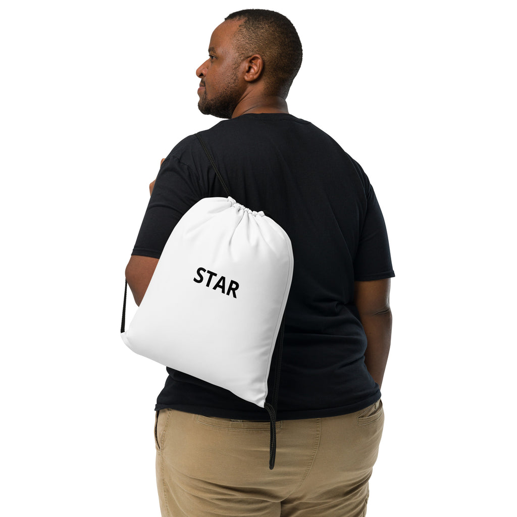 Drawstring bag by Mbendera Music & Merchandise