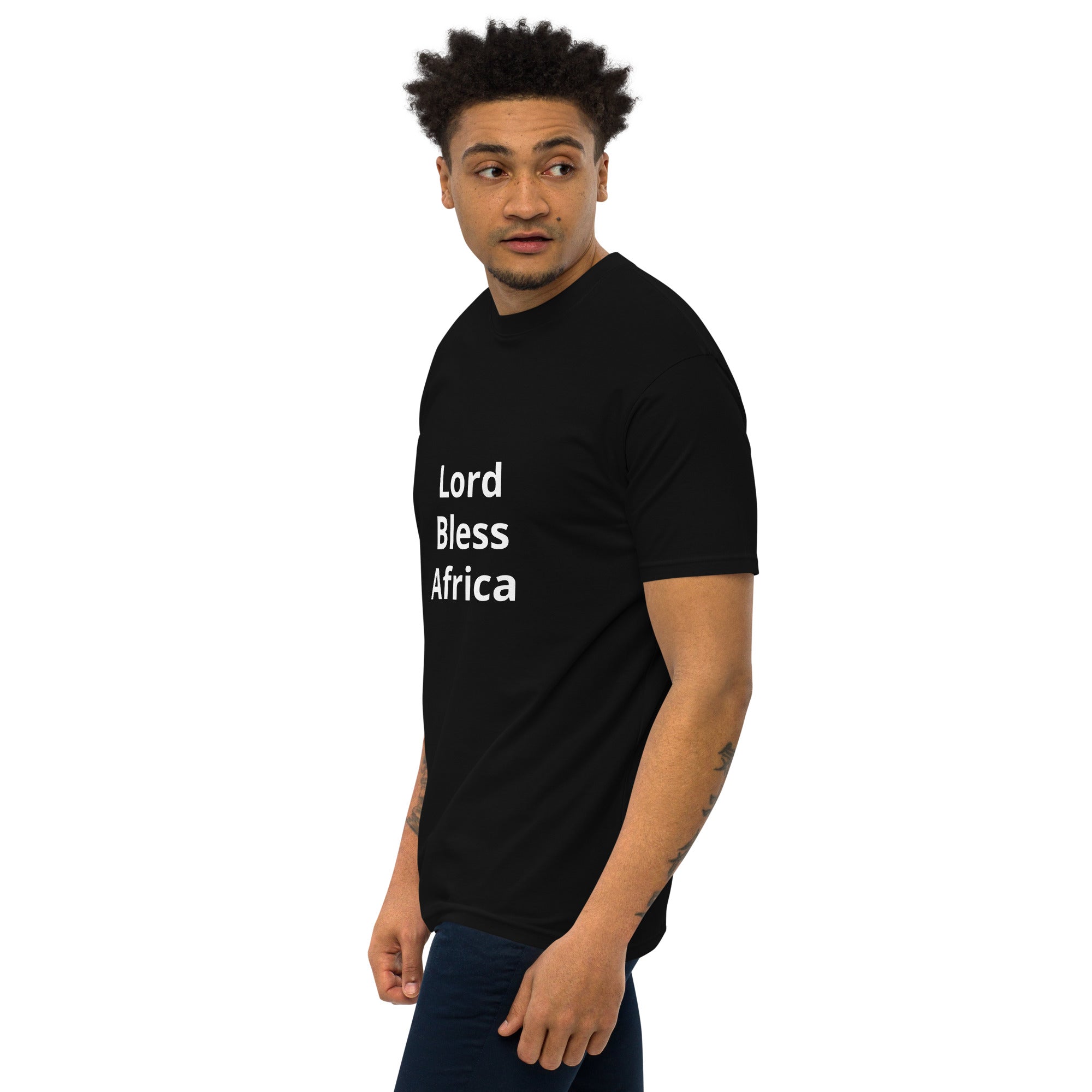 Men’s premium heavyweight tee by Mbendera Music & Merchandise