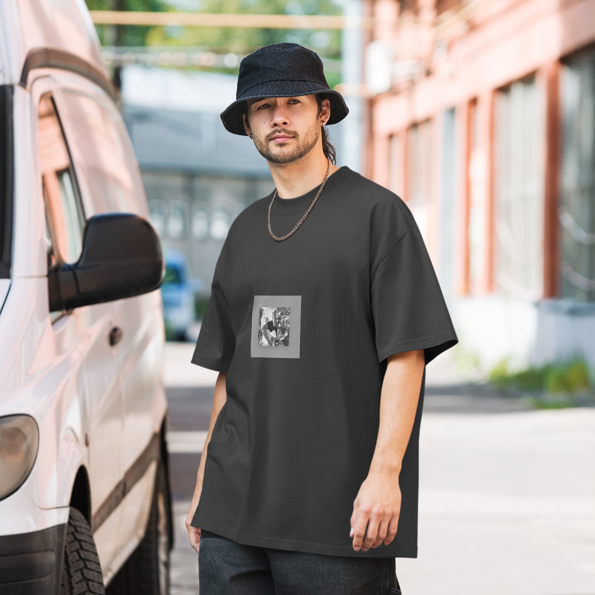 Oversized faded t-shirt by My Store