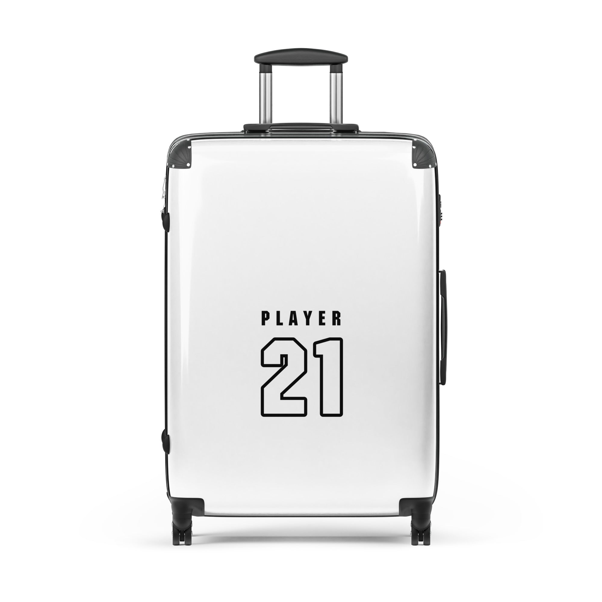Hard-shell suitcase by Mbendera Music & Merchandise