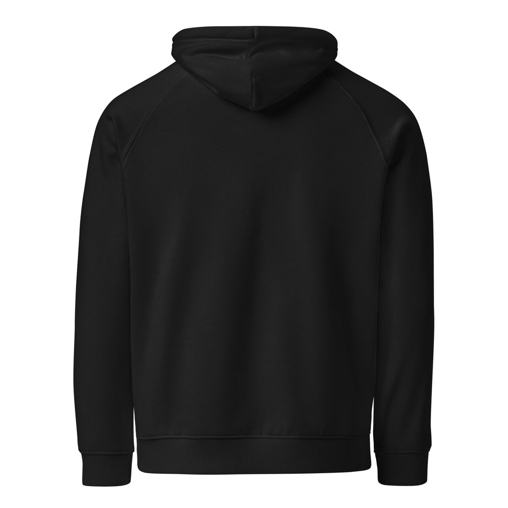 Unisex eco raglan hoodie by Mbendera Music & Merchandise
