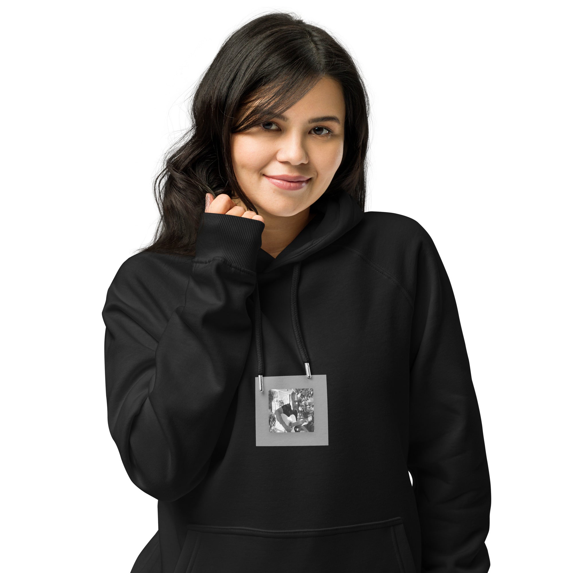 Unisex eco raglan hoodie by My Store