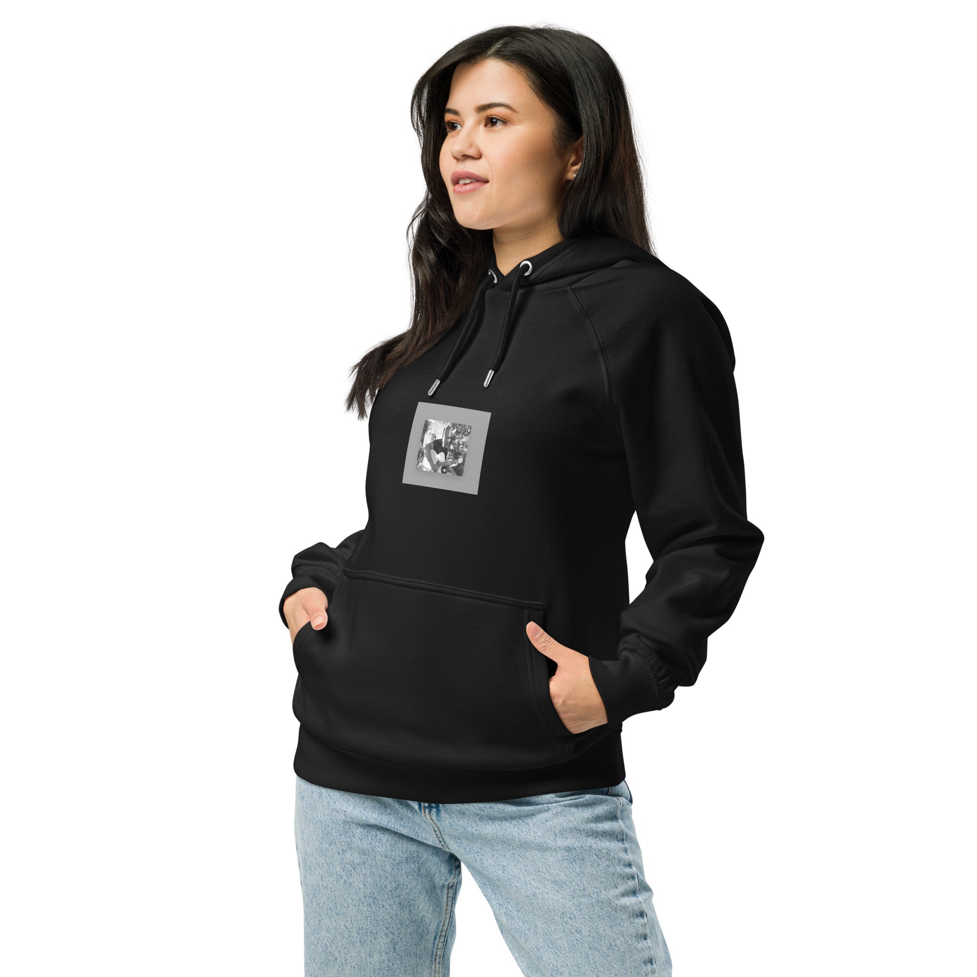 Unisex eco raglan hoodie by My Store