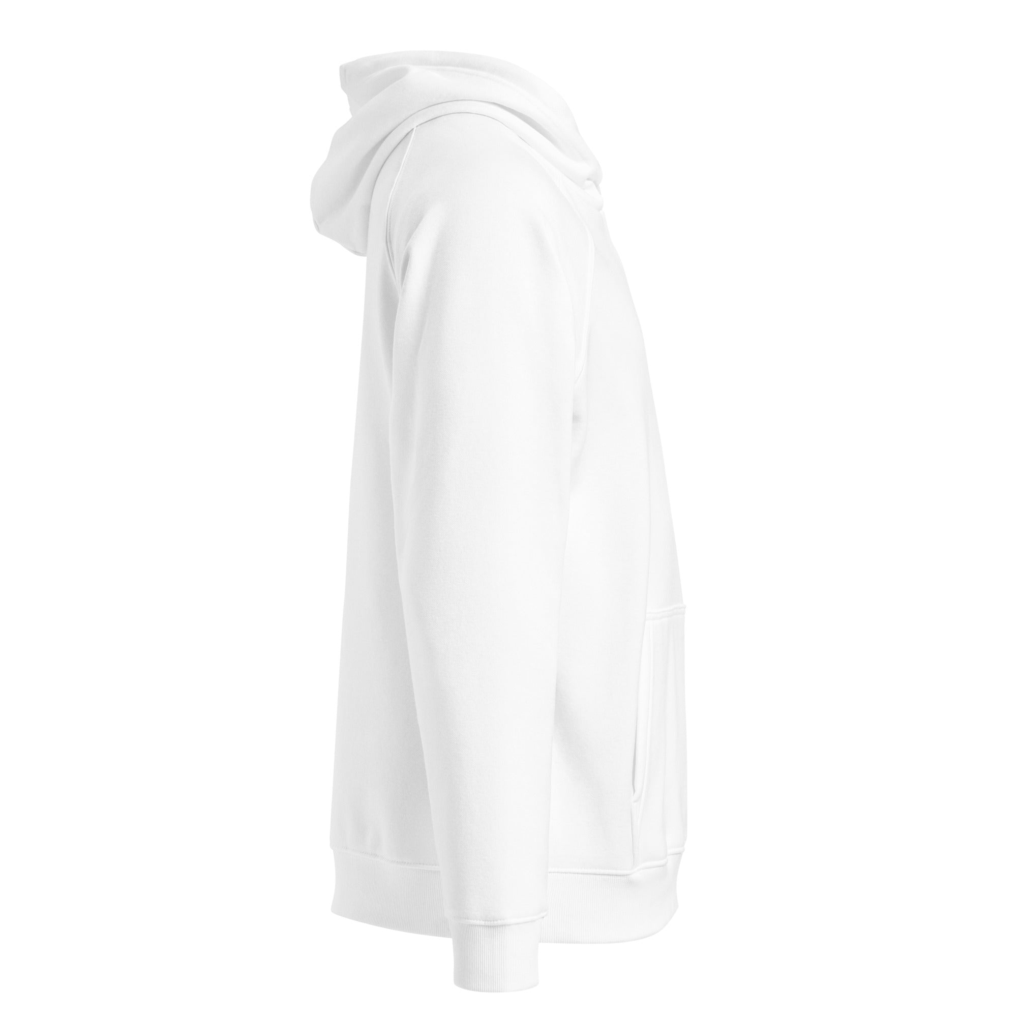 Unisex eco raglan hoodie by Mbendera Music & Merchandise